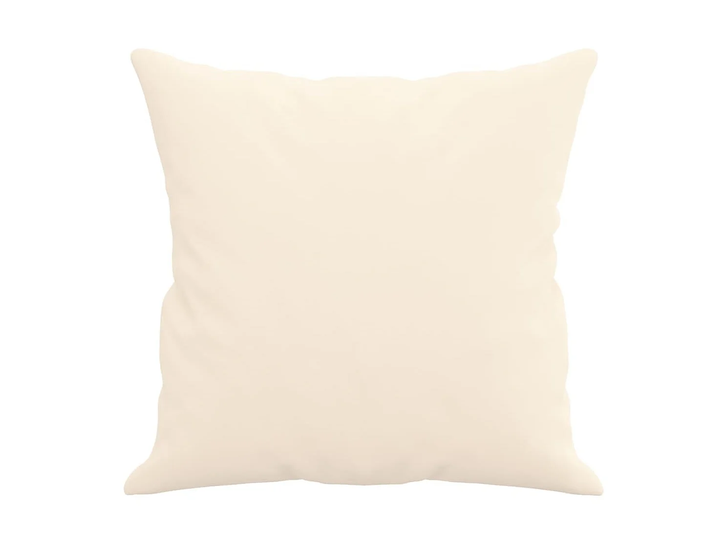 Cojines decorativos 2 uds terciopelo crema 40x40 cm ES403526