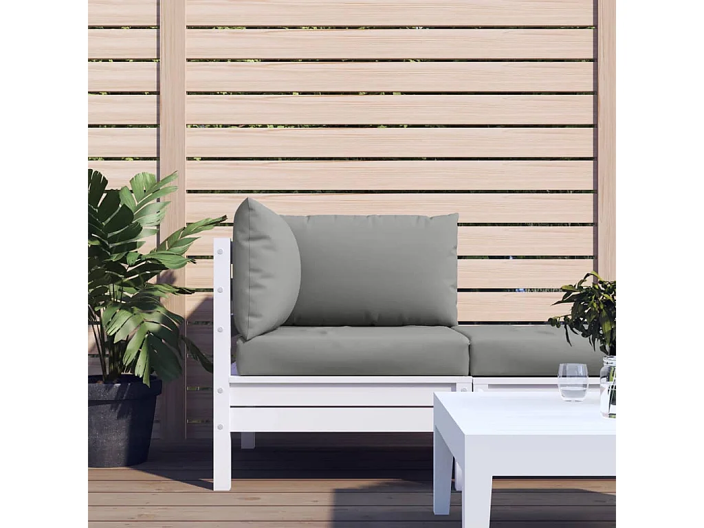 Coussins de palette 3 pcs gris tissu oxford OFR59014