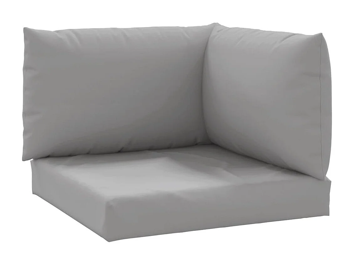 Coussins de palette 3 pcs gris tissu oxford OFR59014