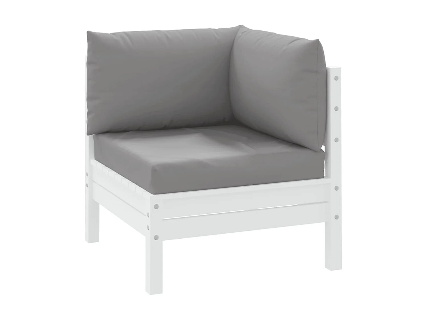 Coussins de palette 3 pcs gris tissu oxford OFR59014