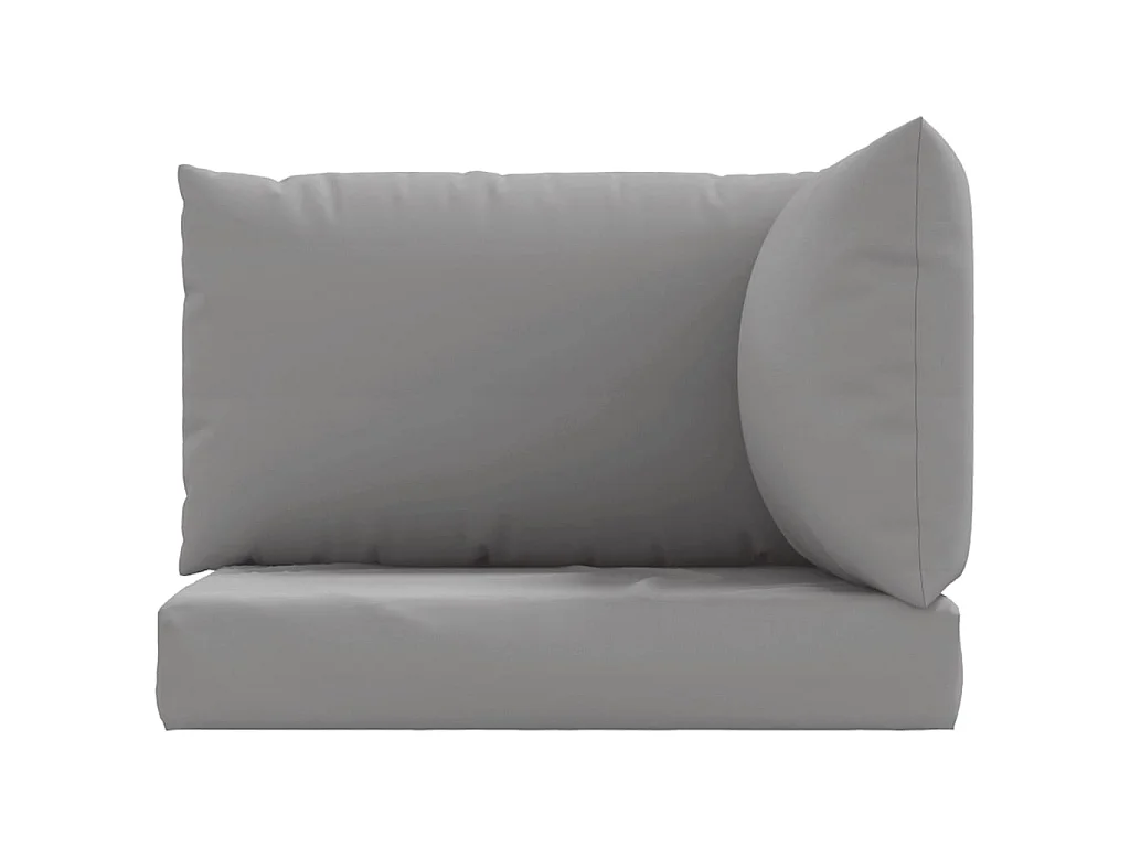 Coussins de palette 3 pcs gris tissu oxford OFR59014