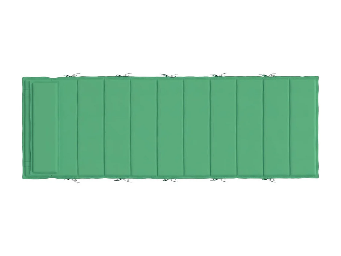 Almofadão p/ espreguiçadeira 180x60x3 cm tecido oxford verde PT767659