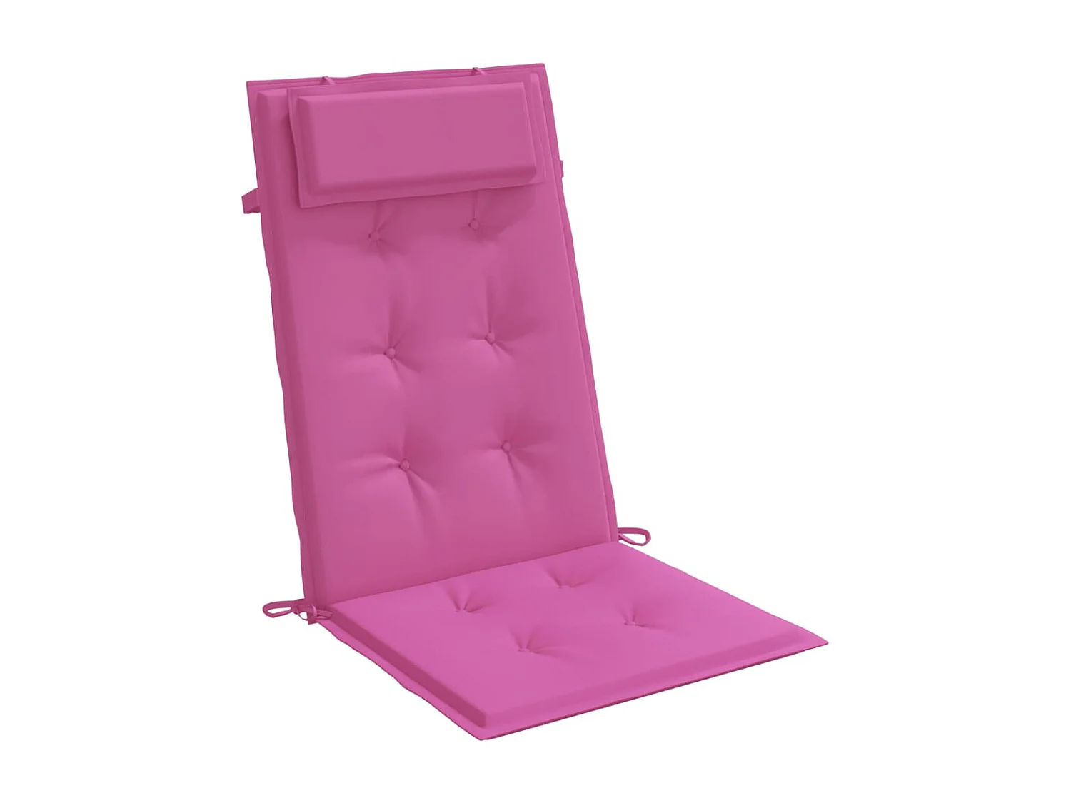 Coussins de chaise à dossier haut Lot de 6 rose tissu oxford OFR51732