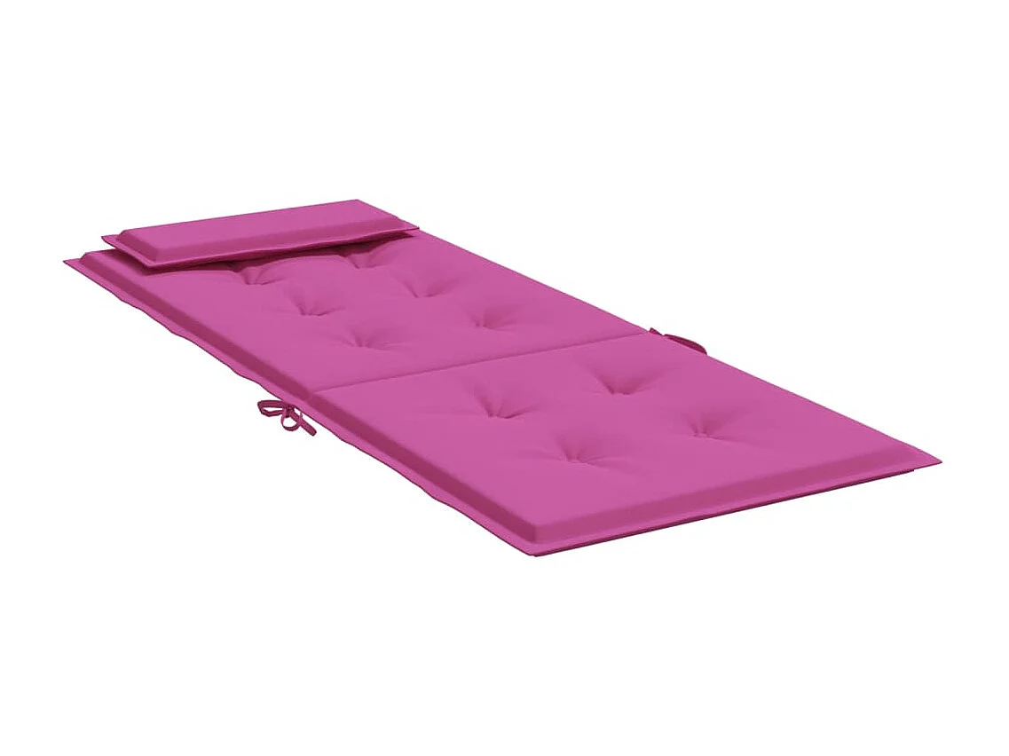 Coussins de chaise à dossier haut Lot de 6 rose tissu oxford OFR51732