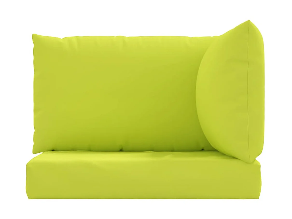 Coussins de palette 3 pcs vert vif tissu oxford OFR41836