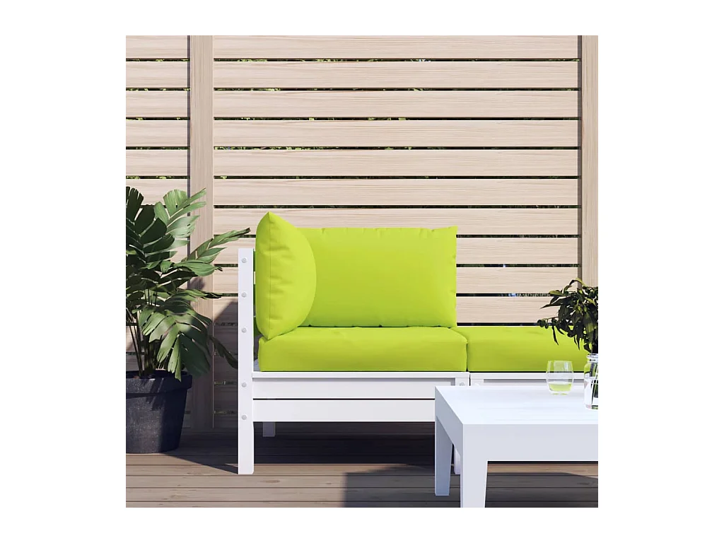 Coussins de palette 3 pcs vert vif tissu oxford OFR41836