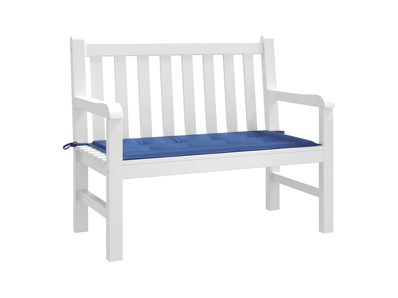 Tuinbankkussen 100x50x3 cm oxford stof koningsblauw NL224432