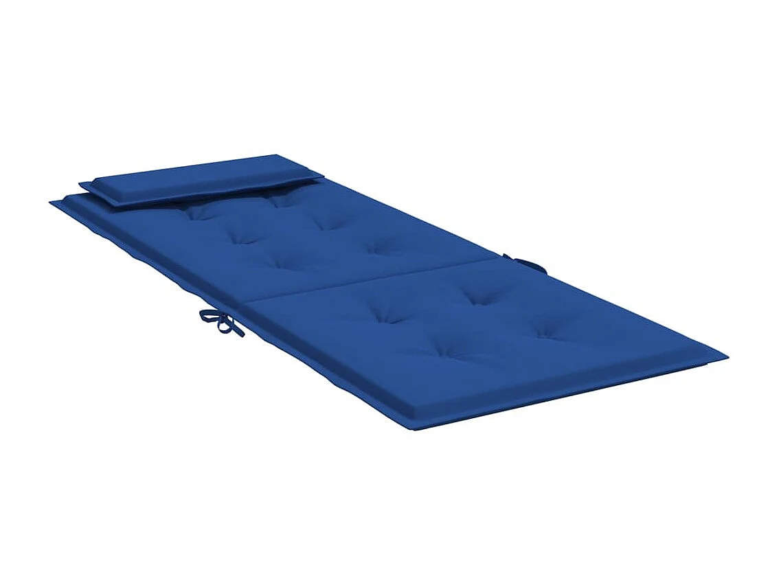 Coussins de chaise à dossier haut Lot de 4 bleu royal OFR42635