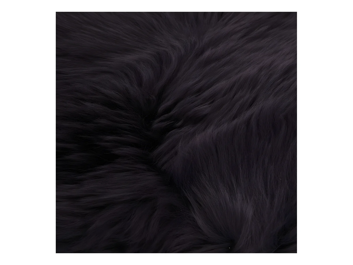 Stoelkussens 2 st 40x40 cm echt schapenvacht donkergrijs NL250886