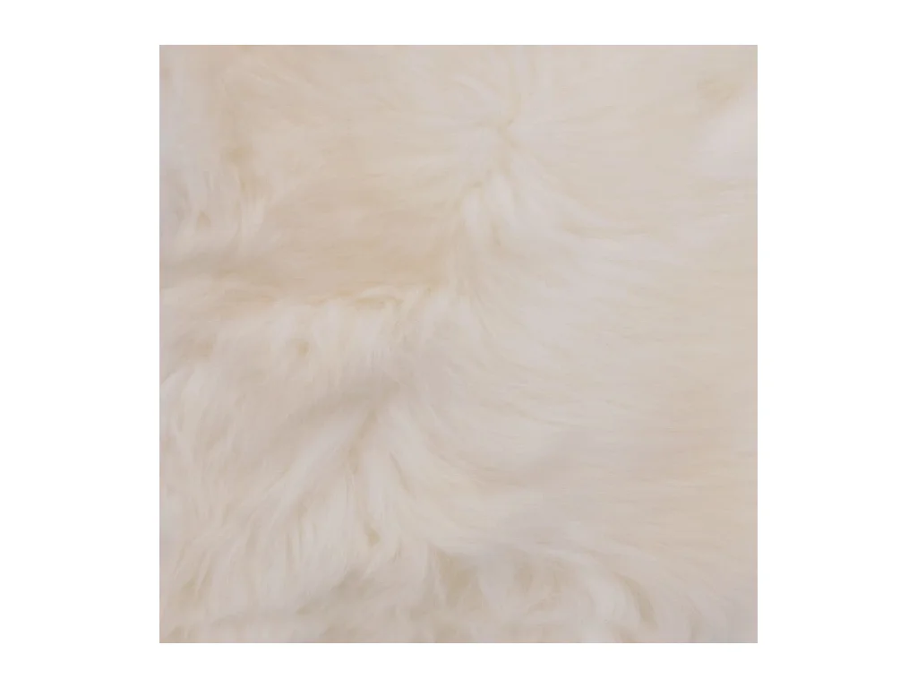 Cojines de sillas 2 uds piel de oveja auténtica blanco 40x40 cm ES604460
