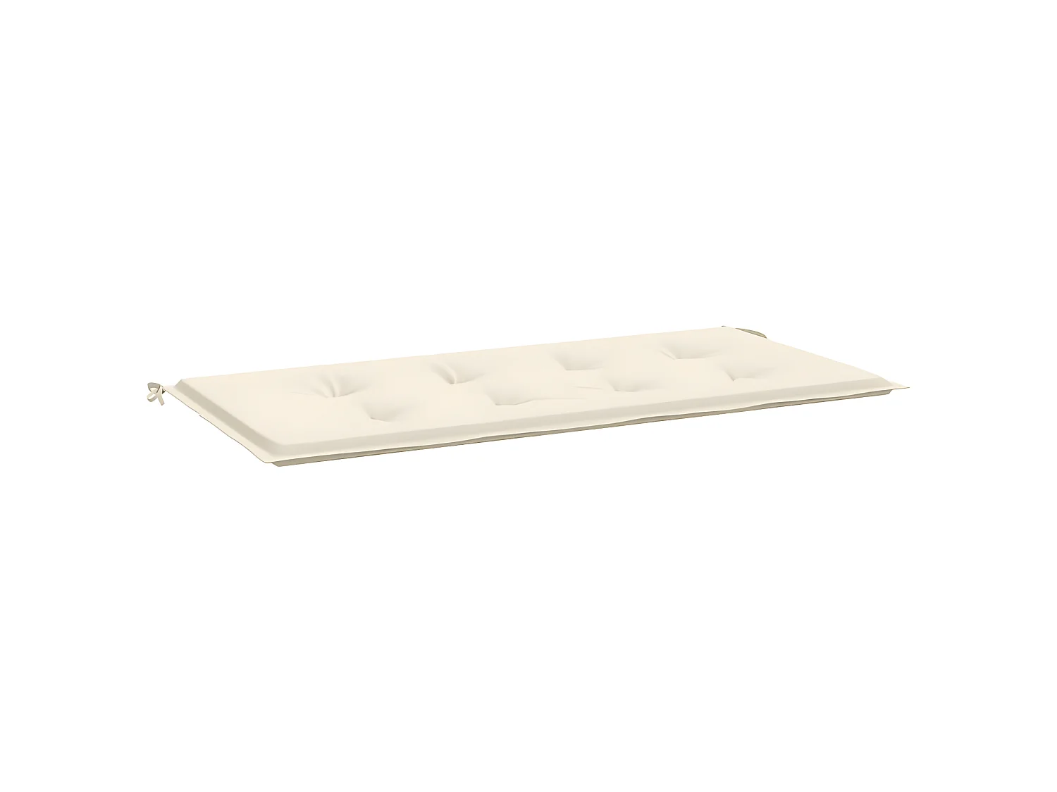 Coussin de banc de jardin crème 120x50x3 cm tissu oxford OFR20997
