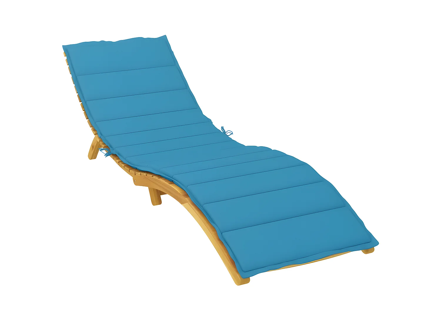 Coussin de chaise longue bleu 200x70x3 cm tissu oxford OFR18712