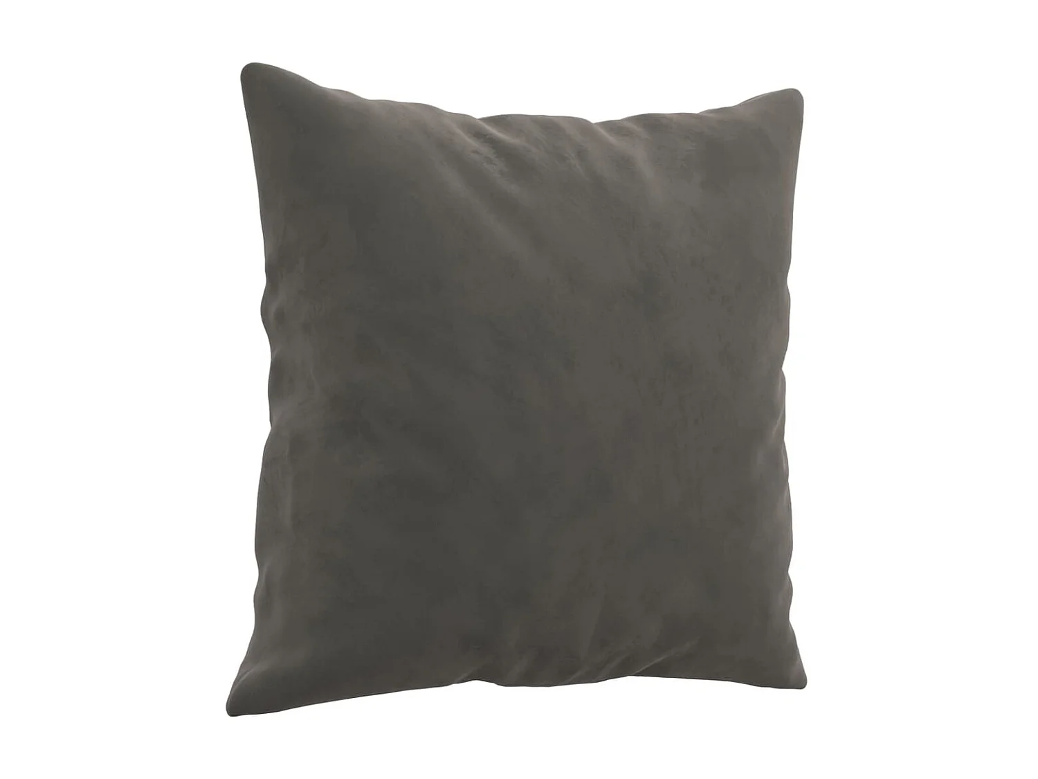 Coussins décoratifs 2 pcs Gris foncé 40x40 cm Velours OFR53563