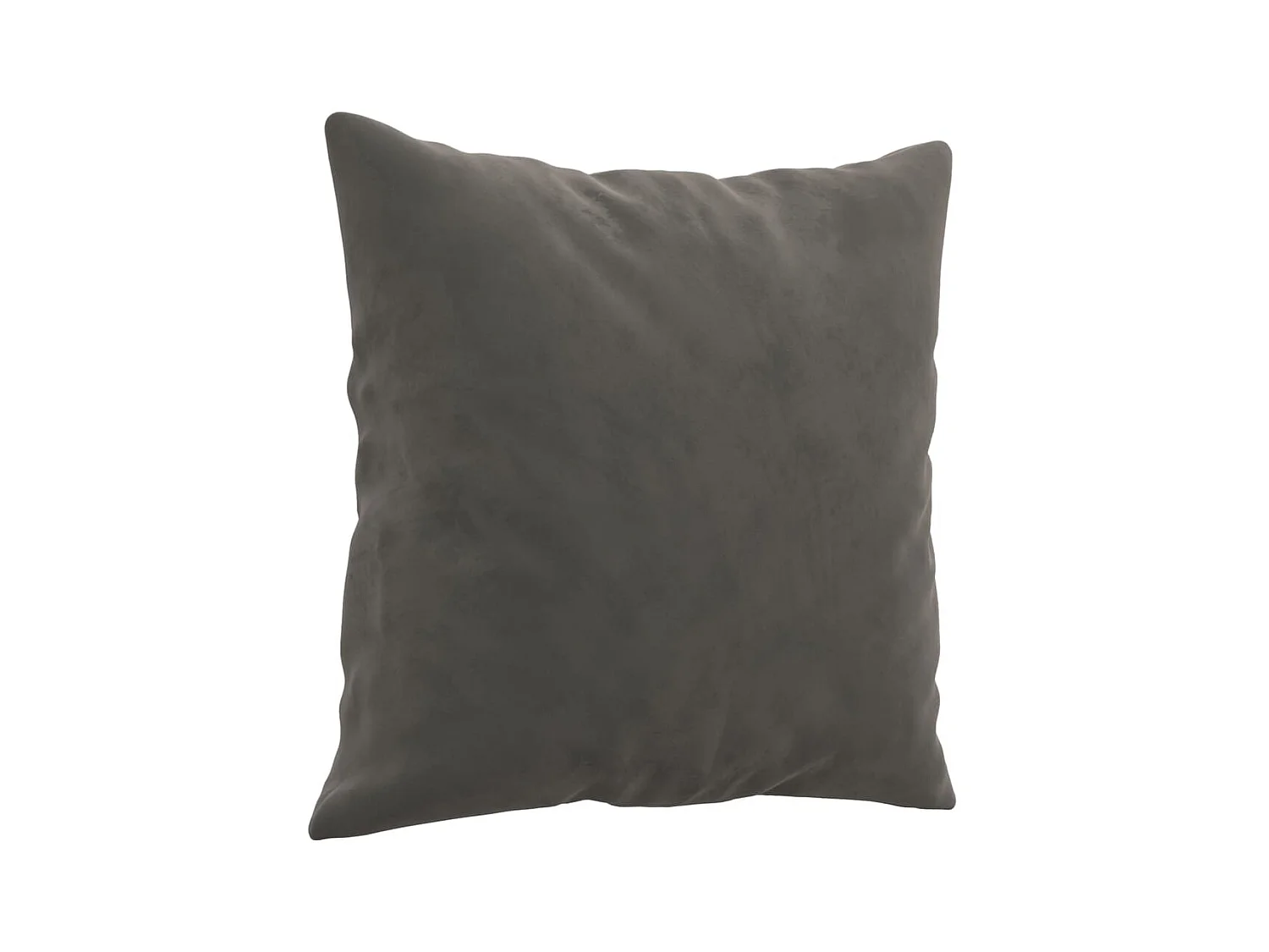 Coussins décoratifs 2 pcs Gris foncé 40x40 cm Velours OFR53563