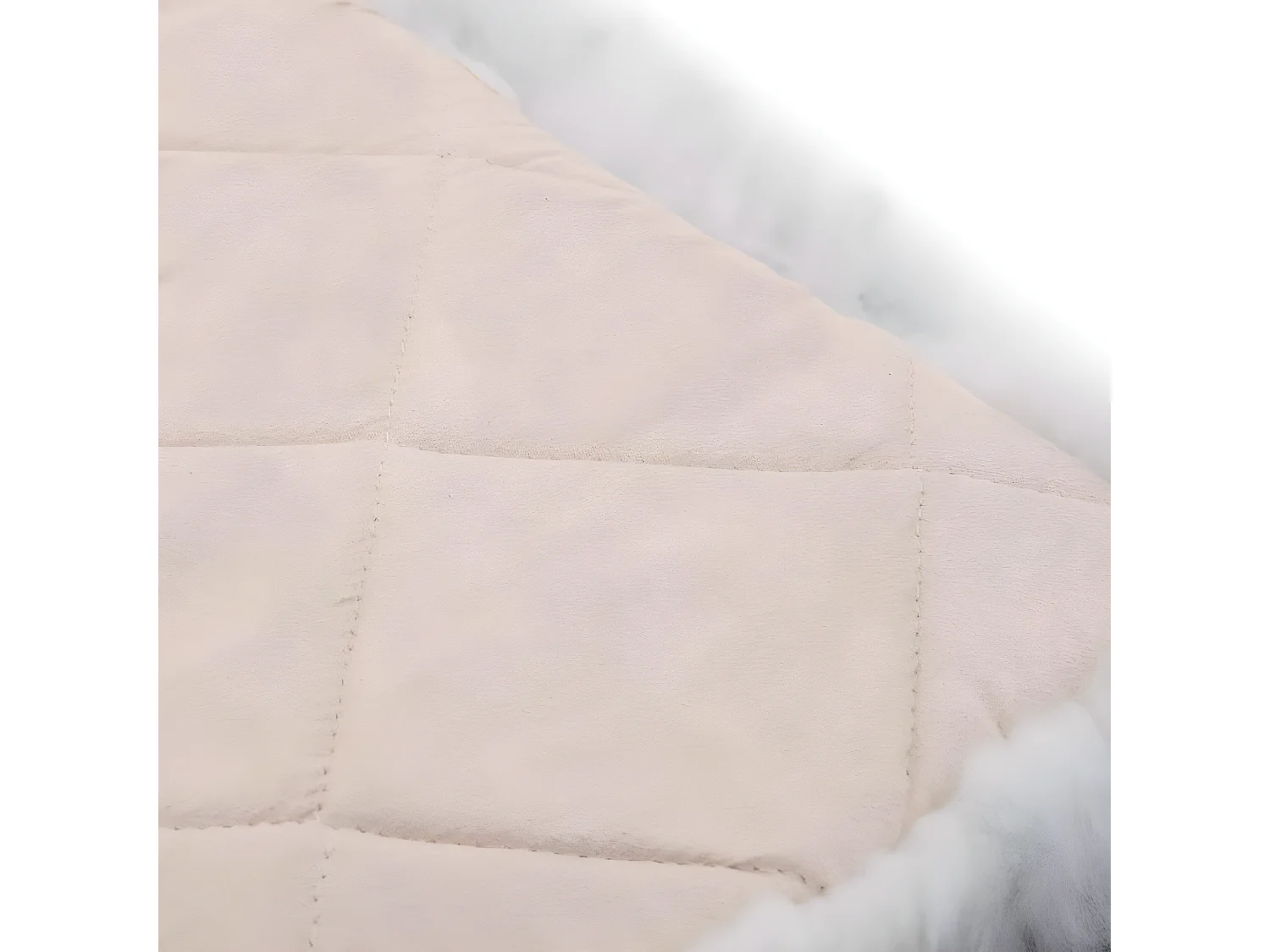 Coussins de chaise 2 pcs Mélange de gris foncé Mouton véritable OFR40868