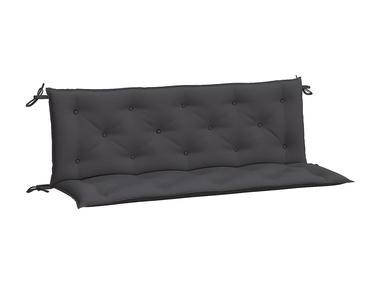 Coussins de banc de jardin 2 pcs anthracite tissu Oxford OFR58795