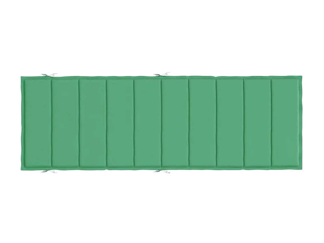 Coussin de chaise longue vert 186x58x3 cm tissu oxford OFR16014