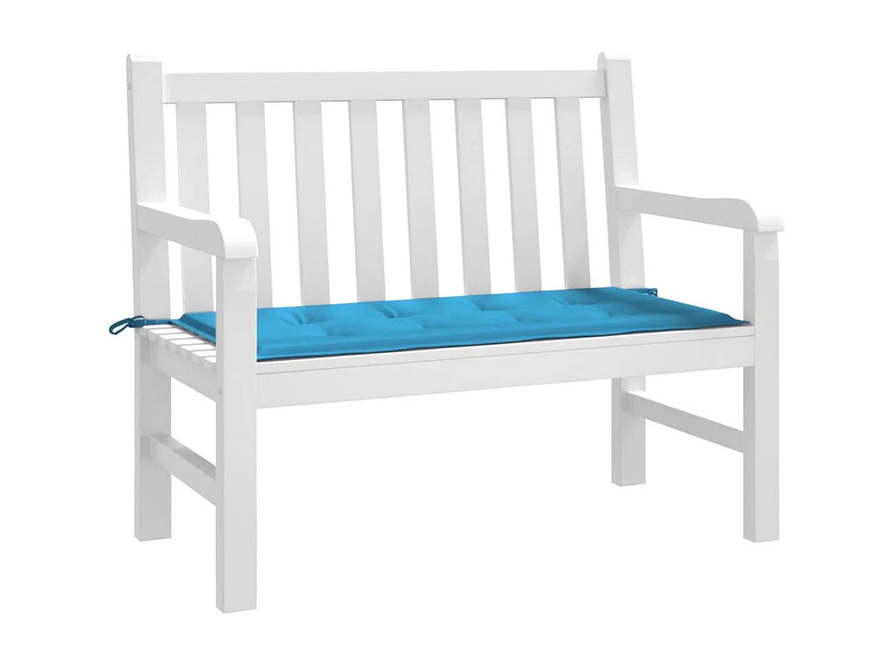 Coussin de banc de jardin bleu 100x50x3 cm tissu oxford OFR88337