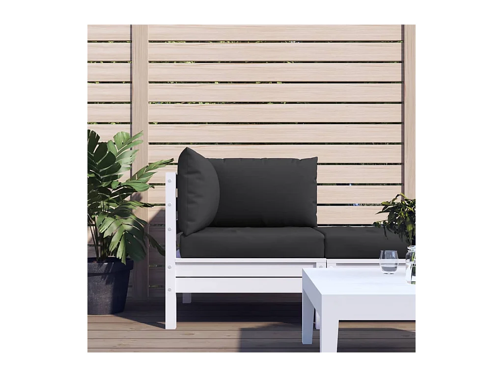 Coussins de palette 3 pcs noir tissu oxford OFR29130