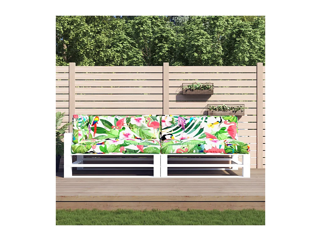 Coussins de palette Lot de 5 multicolore tissu OFR97883