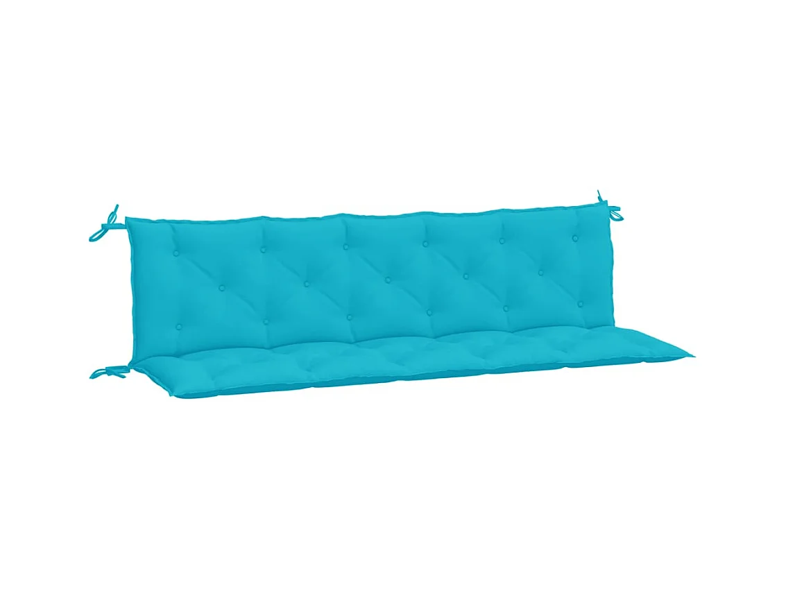 Tuinbankkussens 2 st oxford stof turquoise NL694751