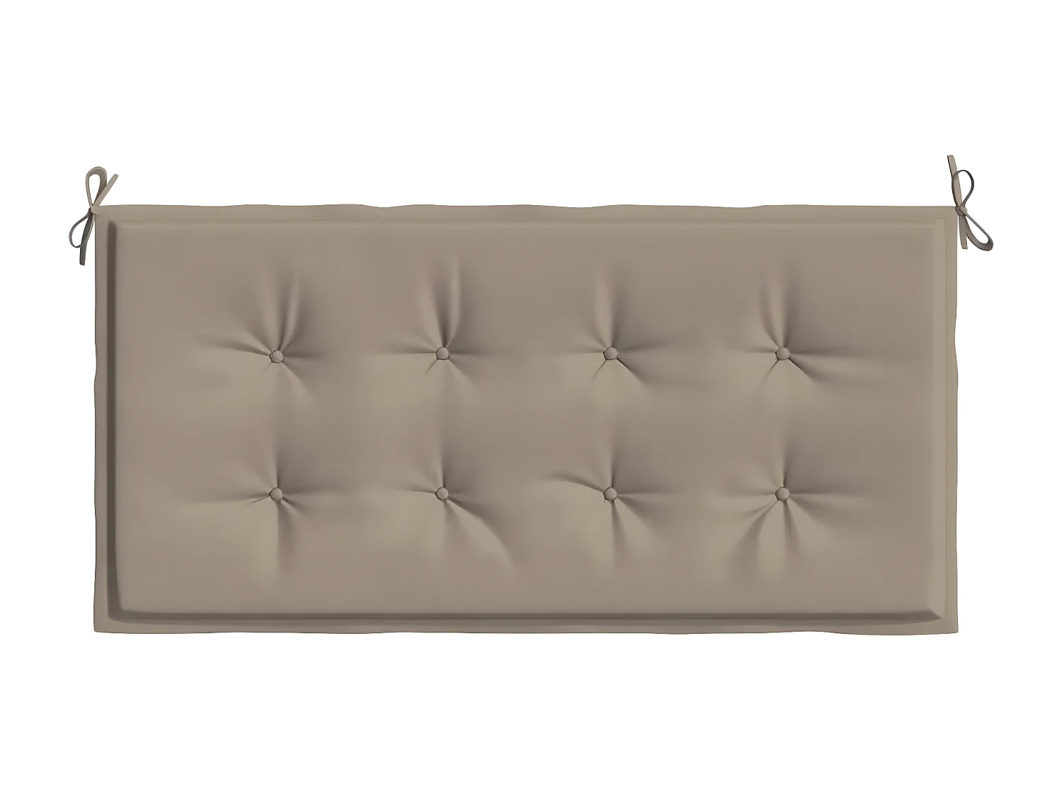 Coussin de banc de jardin taupe 100x50x3 cm tissu oxford OFR90491