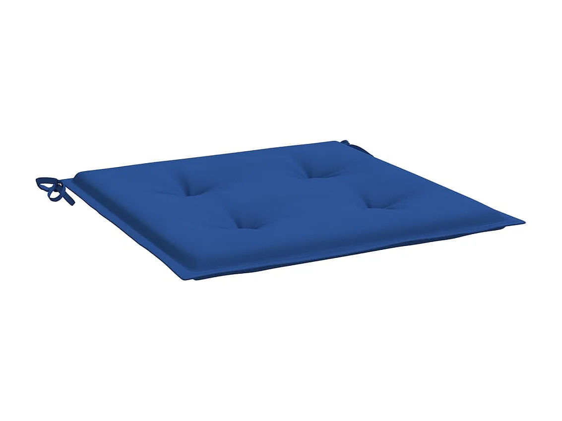 Coussins de chaise de jardin 6 pcs bleu royal 50x50x3 cm OFR50167