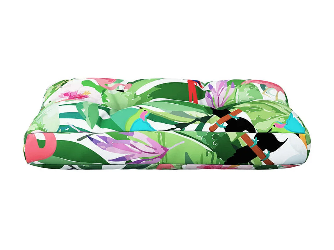 Almofadão para sofá de paletes 50x40x12 cm tecido multicolorido PT448872