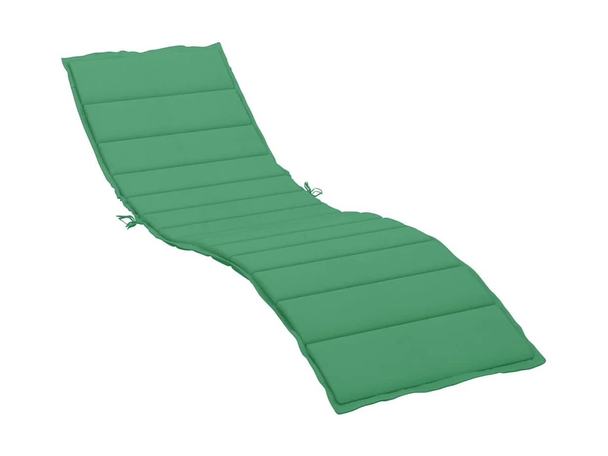 Coussin de chaise longue vert 200x60x3 cm tissu oxford OFR69608