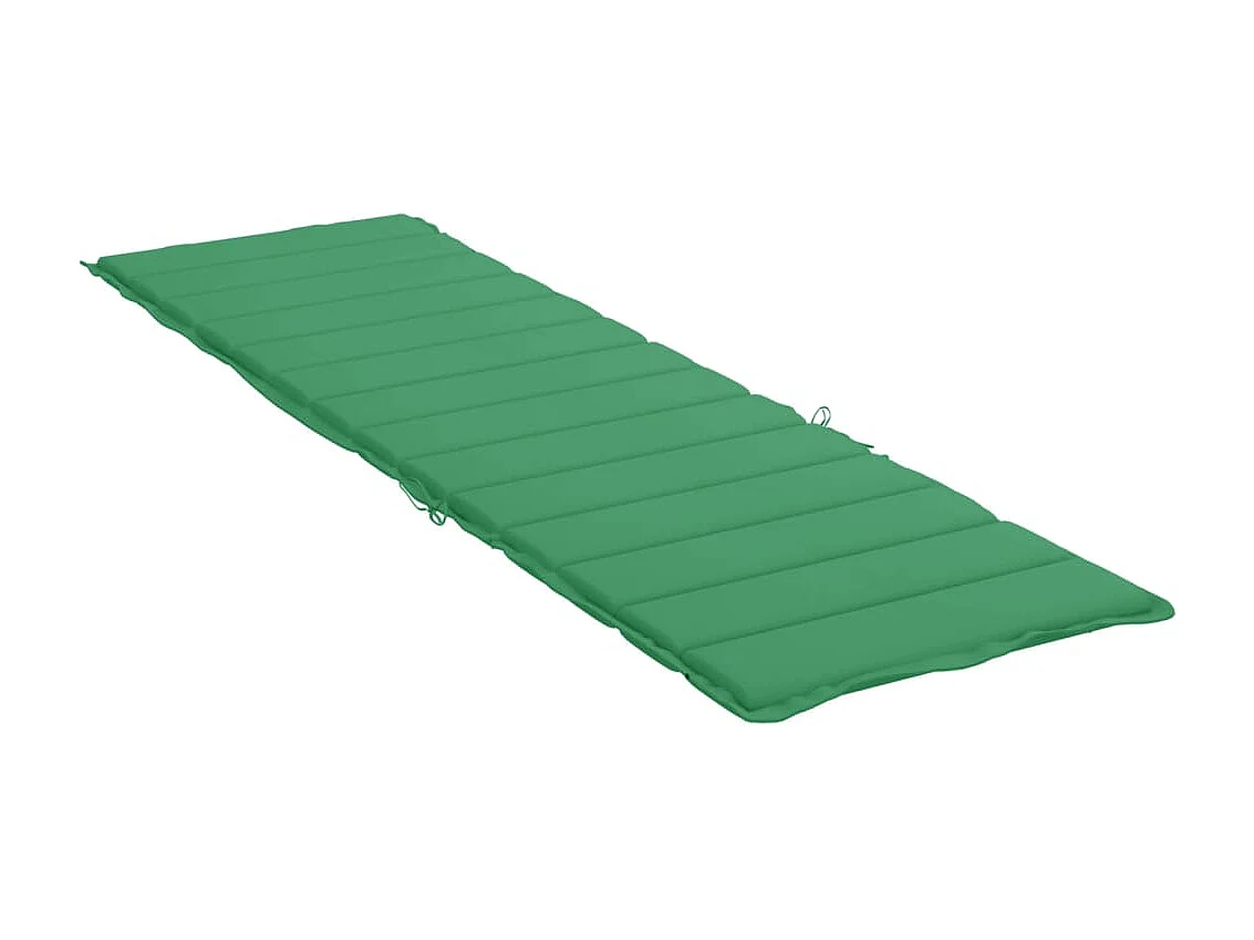 Coussin de chaise longue vert 200x60x3 cm tissu oxford OFR69608