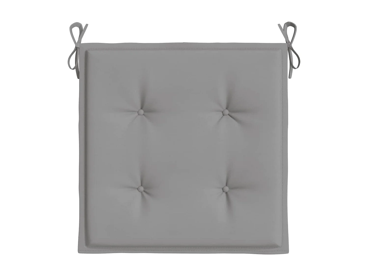 Coussins de chaise de jardin 4 pcs gris 50x50x3 cm tissu oxford OFR47104