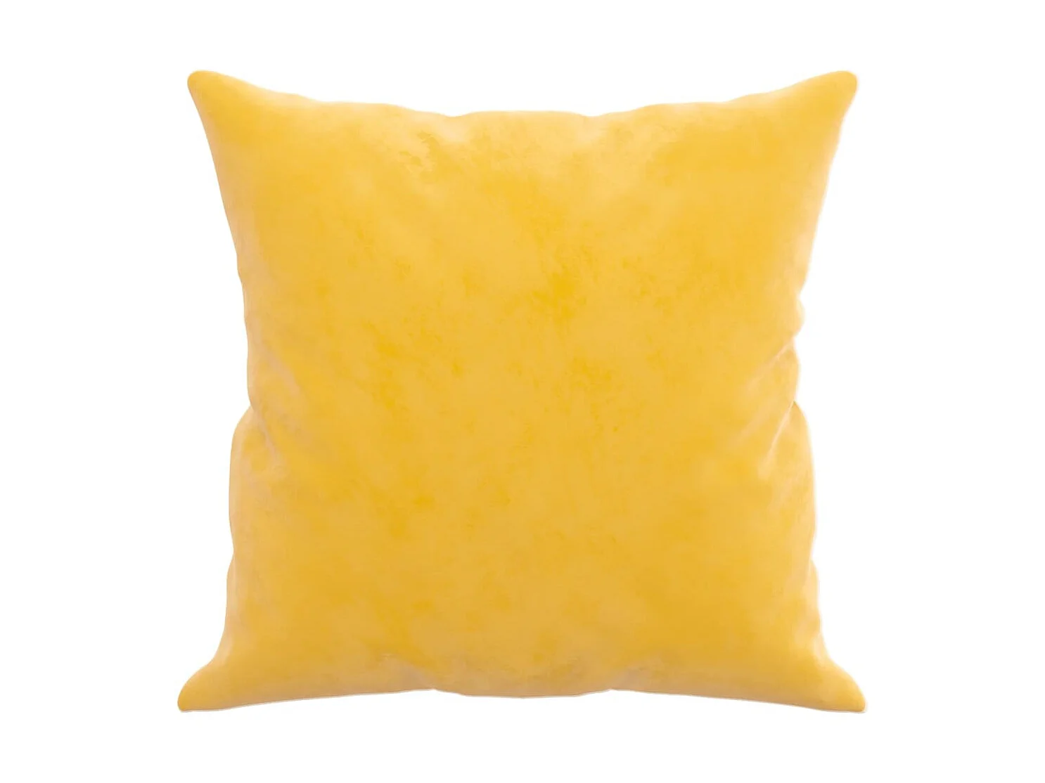 Coussins décoratifs 2 pcs Jaune 40x40 cm Velours OFR64337