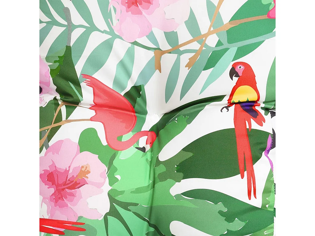 Cojín para banco de jardín tela multicolor 200x50x7 cm ES886716