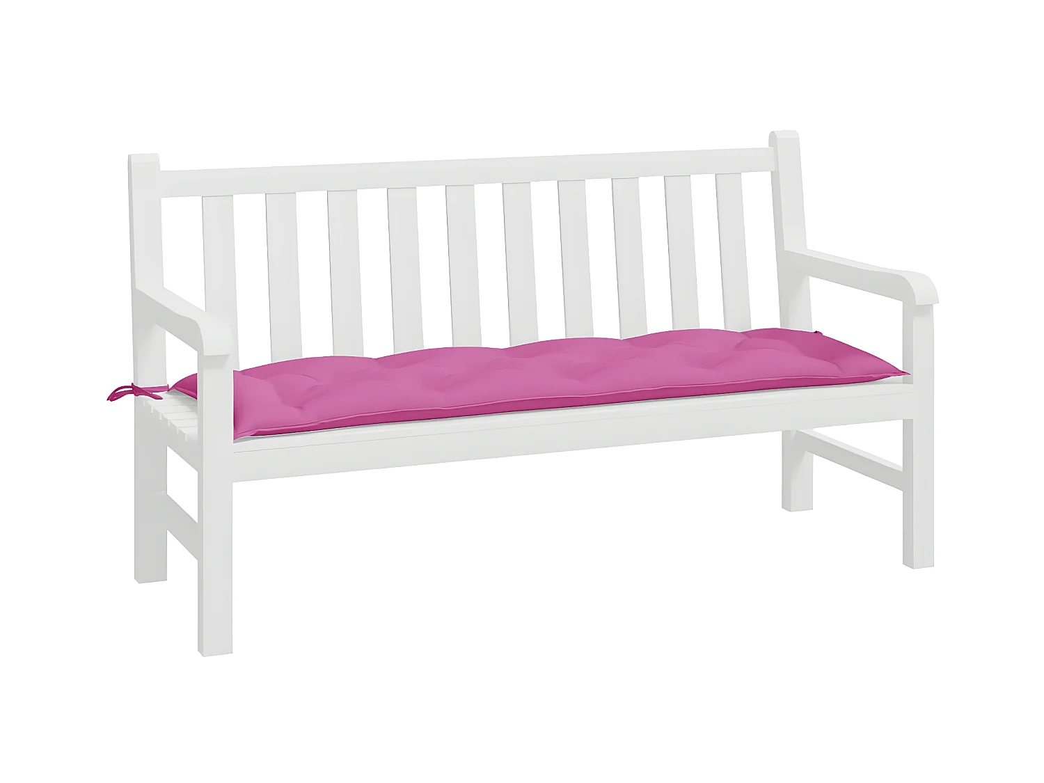 Tuinbankkussen 150x50x7 cm oxford stof roze NL783560