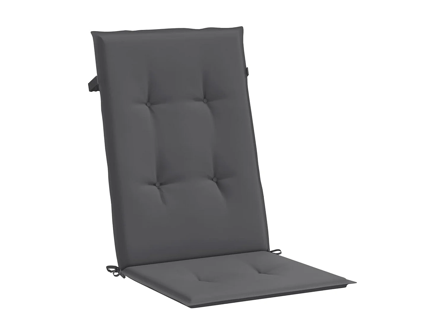 Coussins de chaise de jardin à dossier haut Lot de 4 anthracite OFR36830