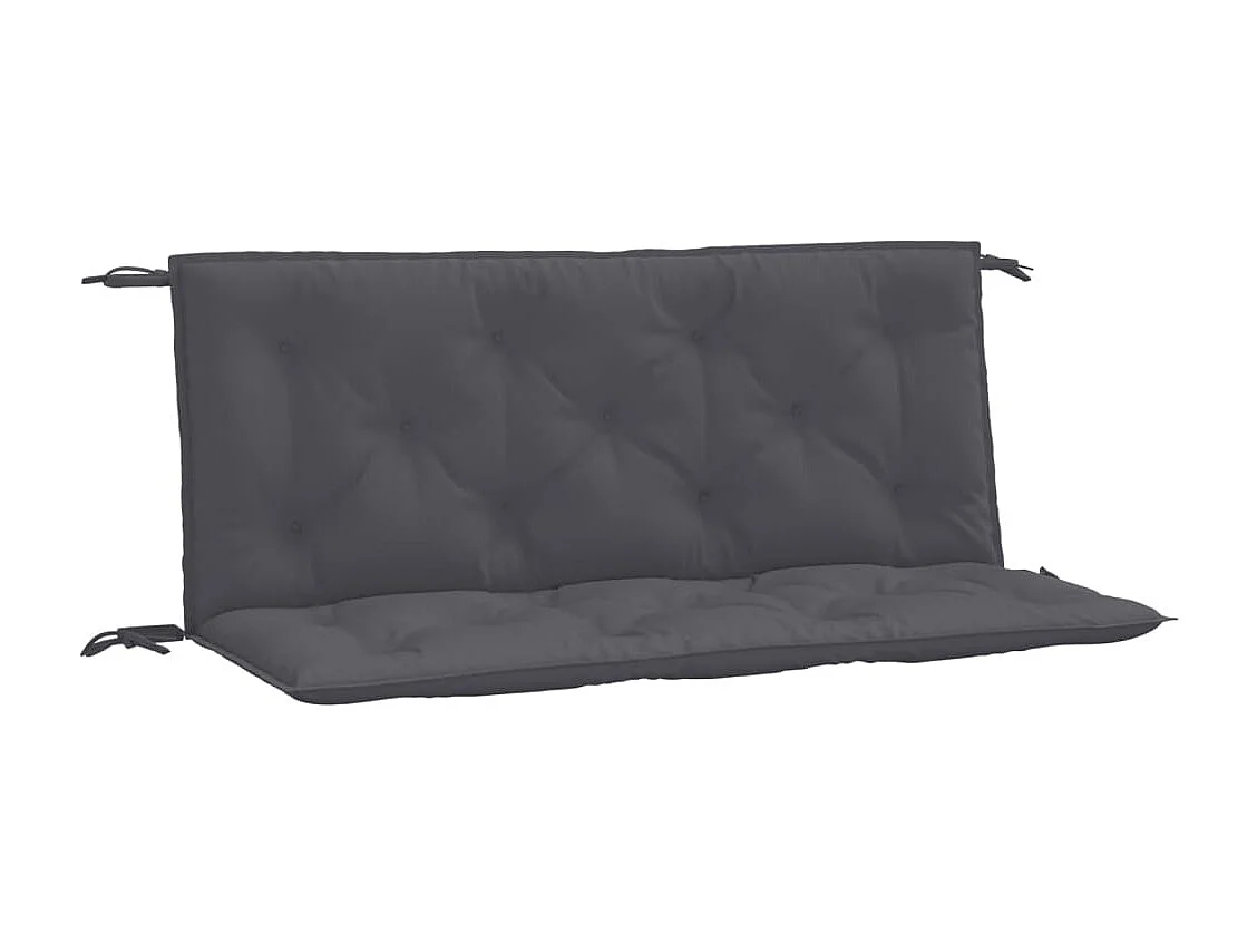 Coussins de banc de jardin 2 pcs anthracite tissu Oxford OFR24705