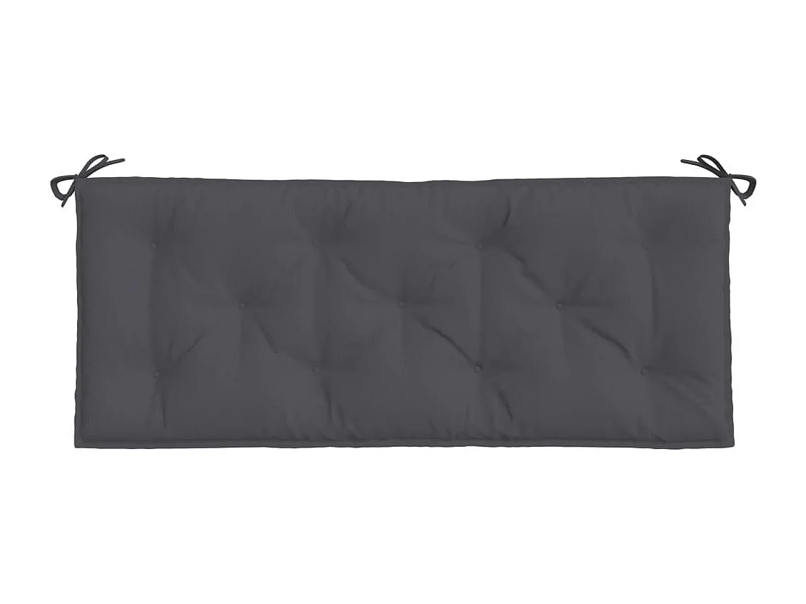 Coussins de banc de jardin 2 pcs anthracite tissu Oxford OFR24705