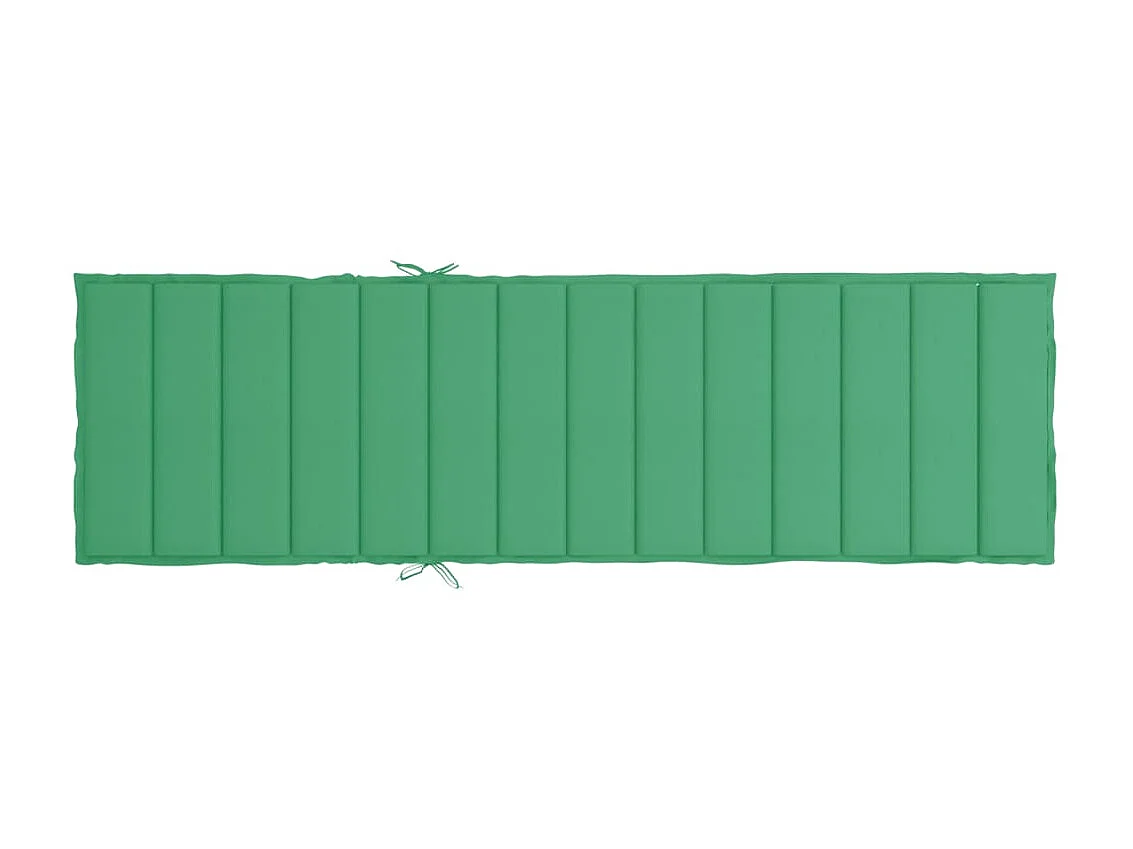 Almofadão p/ espreguiçadeira 200x70x3 cm tecido oxford verde PT437722