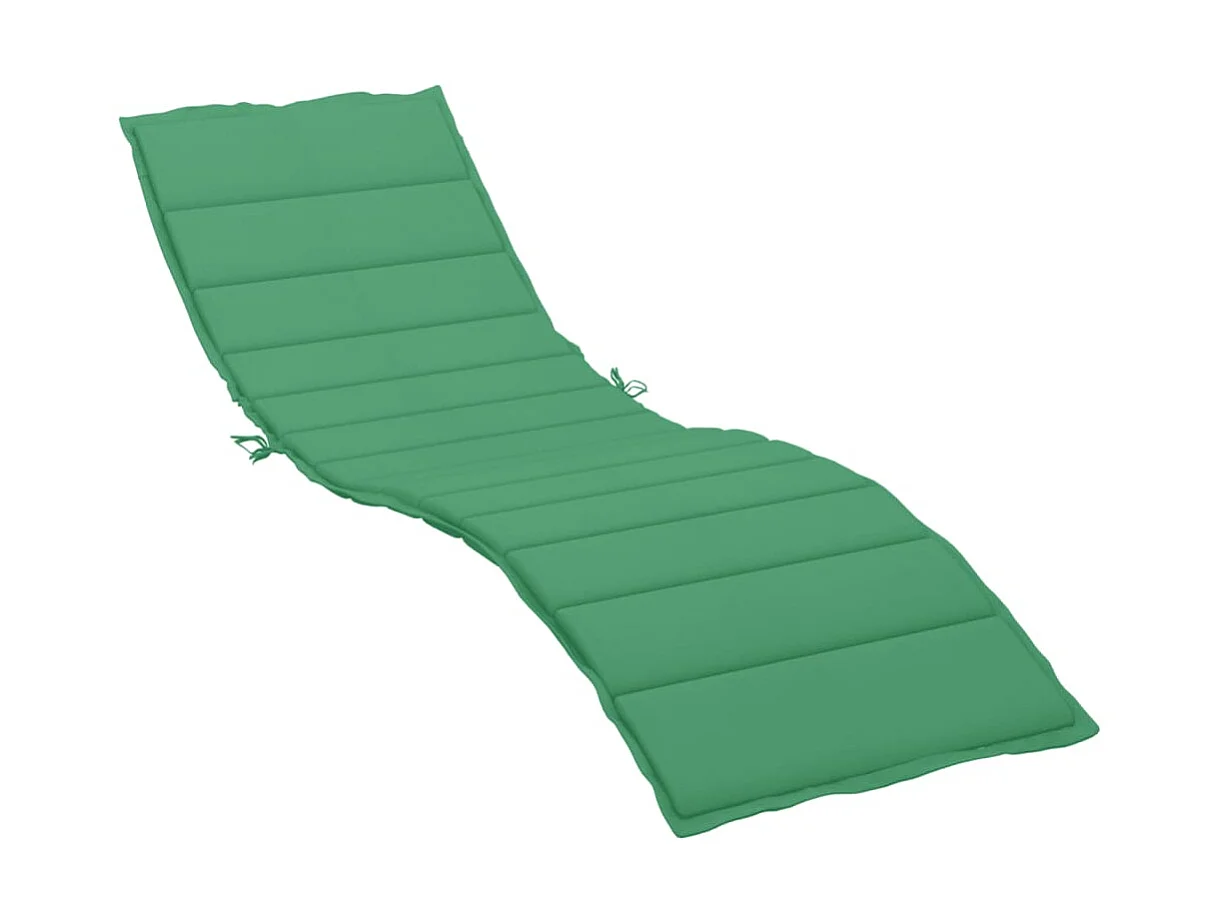 Coussin de chaise longue vert 200x70x3 cm tissu oxford OFR52769