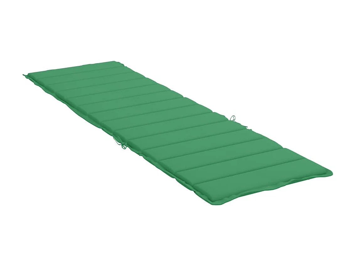 Coussin de chaise longue vert 200x70x3 cm tissu oxford OFR52769