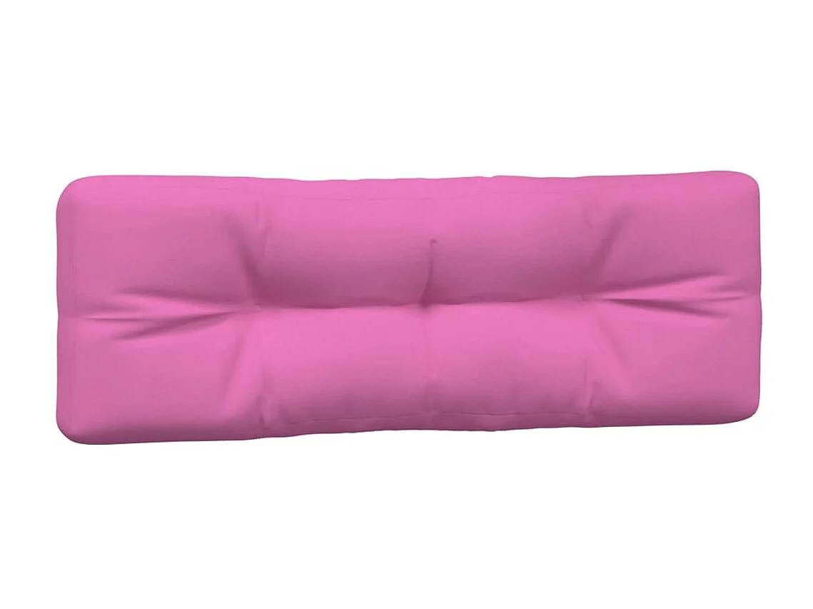 Coussins de palette 2 pcs rose tissu OFR38086