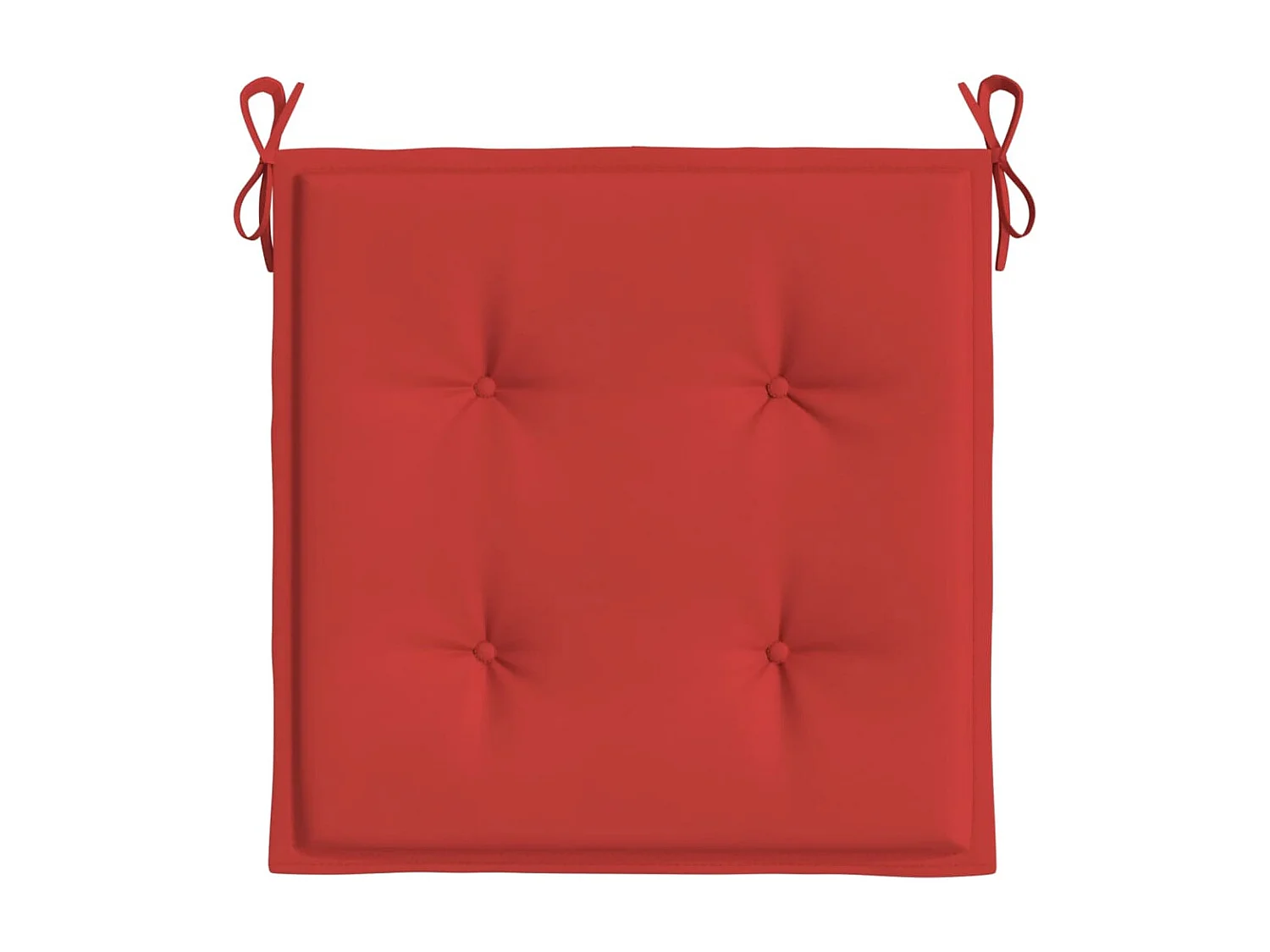 Coussins de chaise de jardin 2 pcs rouge 50x50x3cm tissu oxford OFR95487