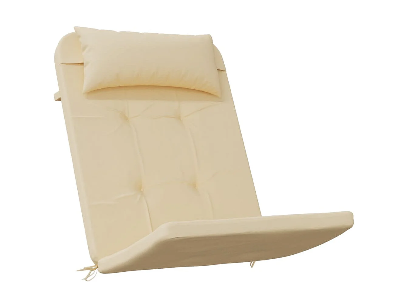 Coussins de chaise adirondack Lot de 2 beige tissu oxford OFR89107