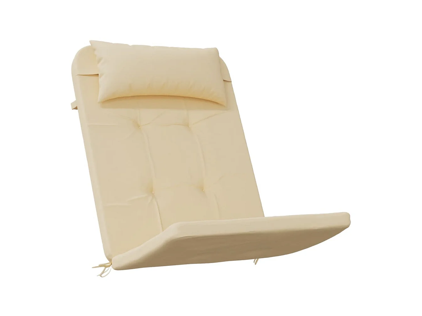 Coussins de chaise adirondack Lot de 2 beige tissu oxford OFR89107