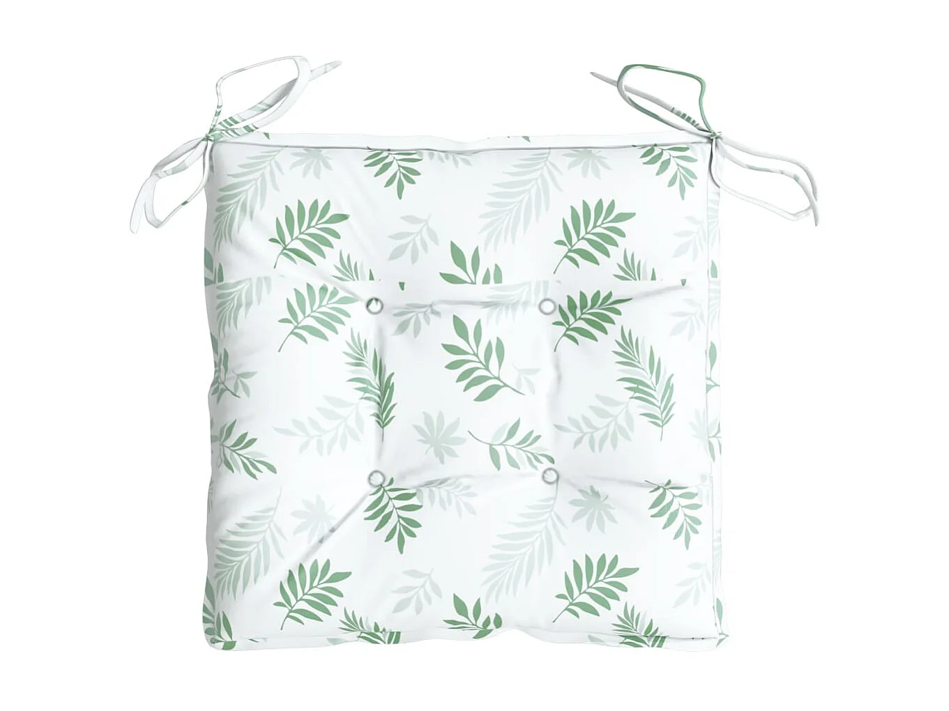 Coussins de chaise 6 pcs à motif de feuilles 50x50x7 cm OFR91050