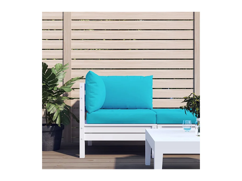Coussins de palette 3 pcs turquoise tissu Oxford OFR81657