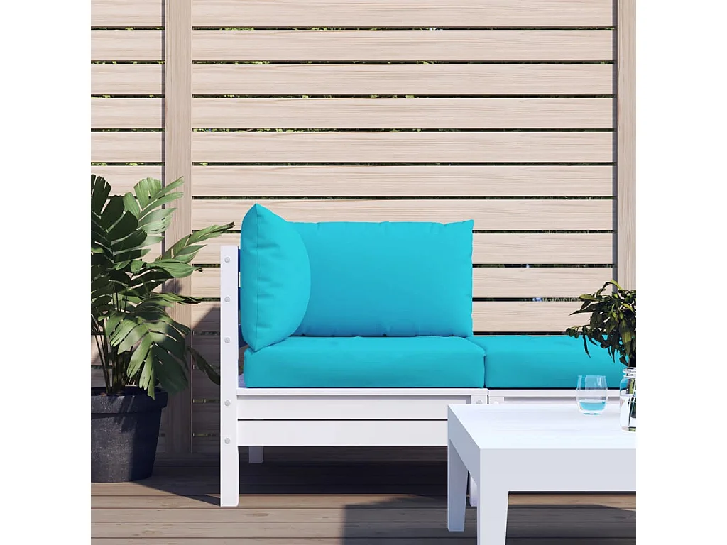 Palletkussens 3 st oxford stof turquoise NL329224