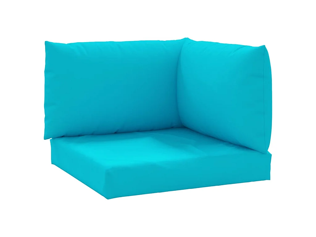 Palletkussens 3 st oxford stof turquoise NL329224