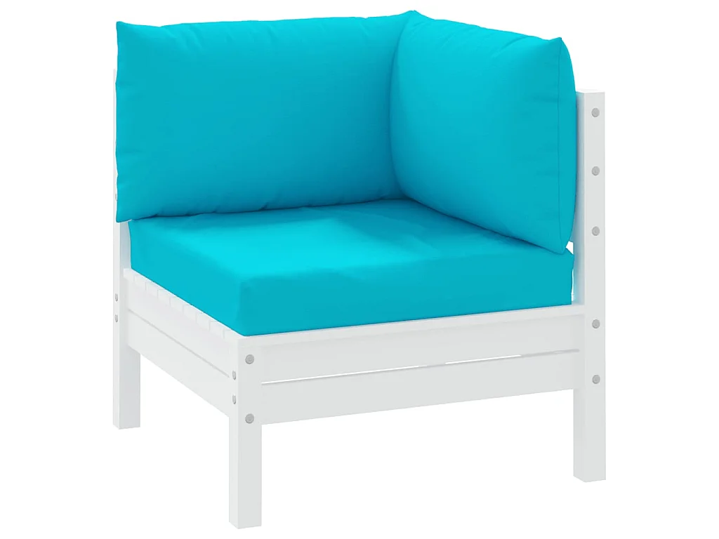 Palletkussens 3 st oxford stof turquoise NL329224