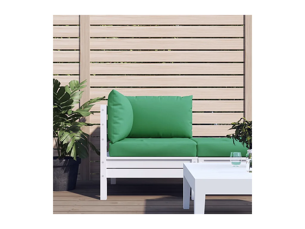 Coussins de palette 3 pcs vert tissu oxford OFR74477